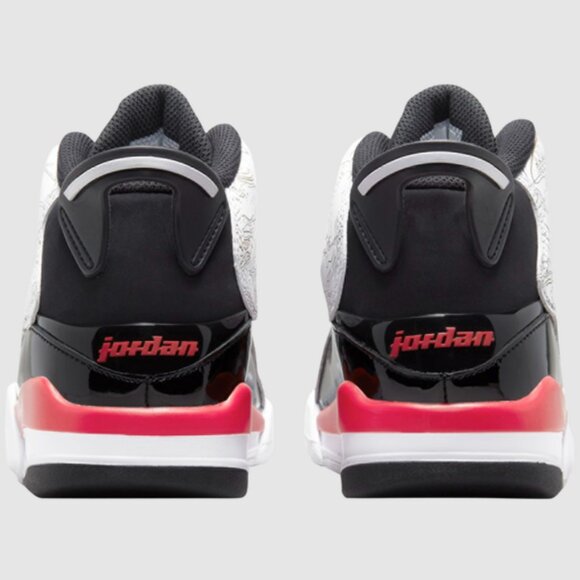 Nike [NEW] Air Jordan Dub Zero Fire White Varsity Red Black 311046-162 - Picture 3 of 5